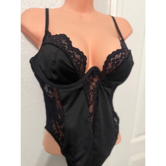 Black Lace Bodysuit New - Picture 3 of 5